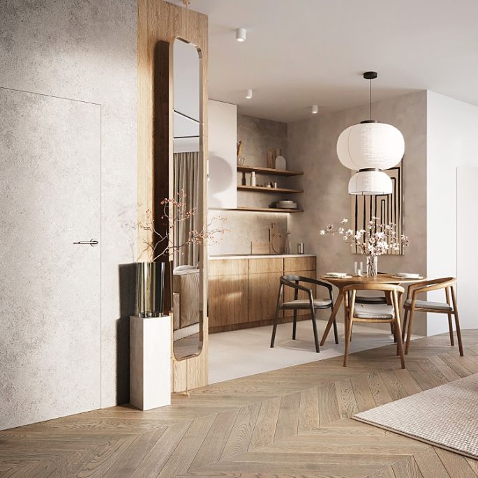 jak urządzić mieszkanie w stylu japandi