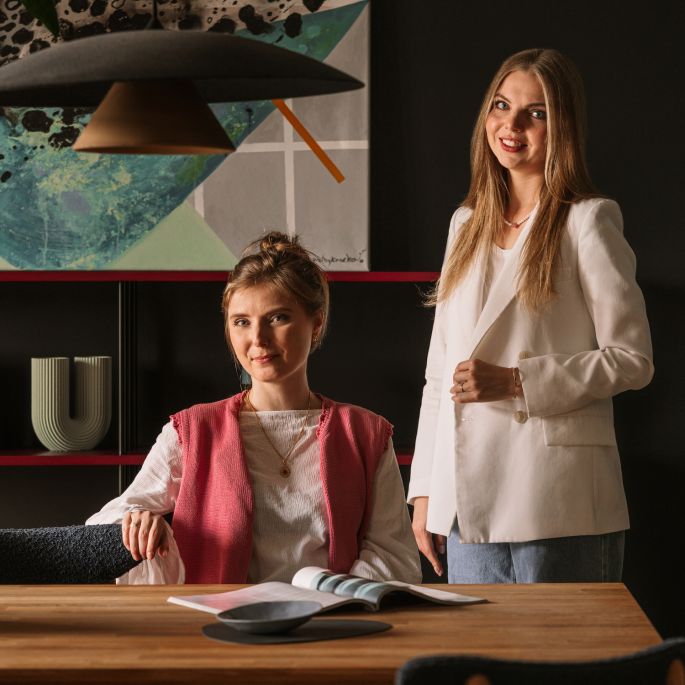 nowoczesne mieszkanie w odważnych kolorach z nutą retro