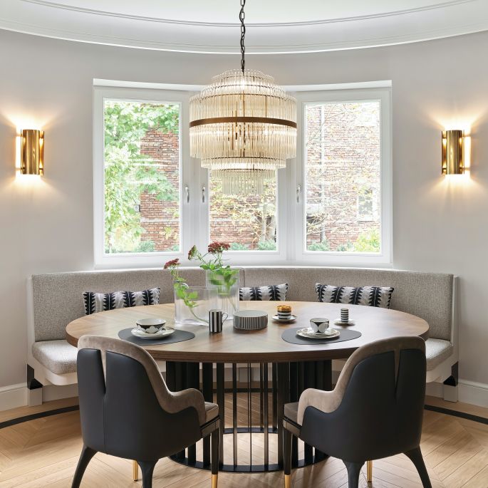 wnętrza modernistycznej willi