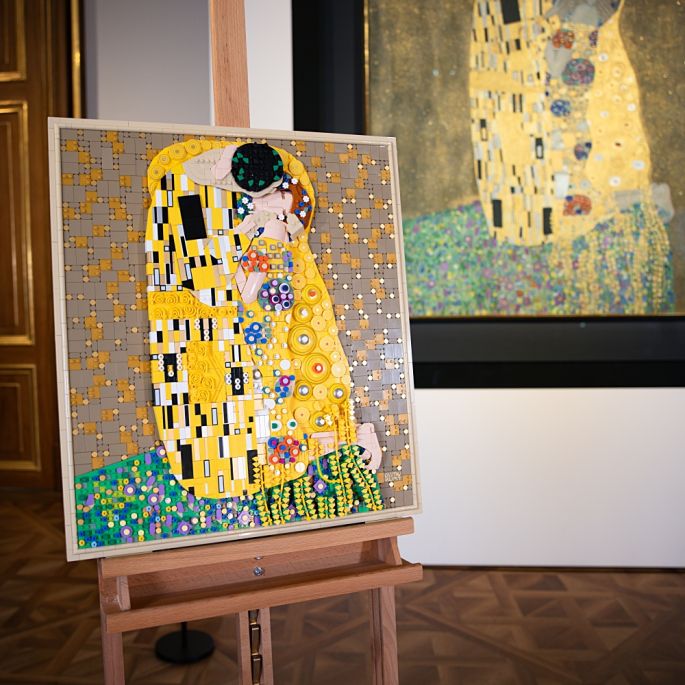 „Pocałunek” Gustava Klimta LEGO Art Masterpiece