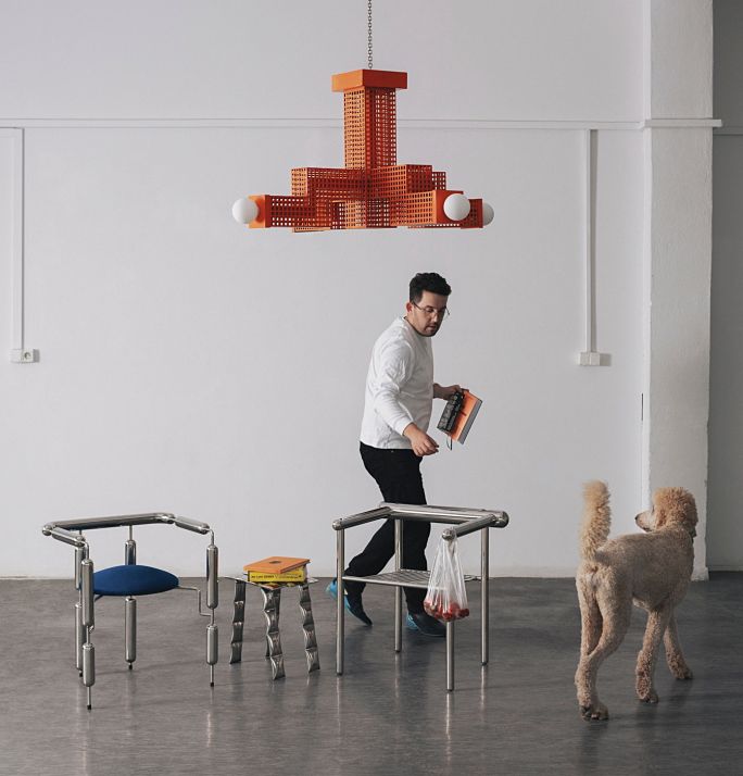 Poodle armchair Mati Sipiora fotel pudel