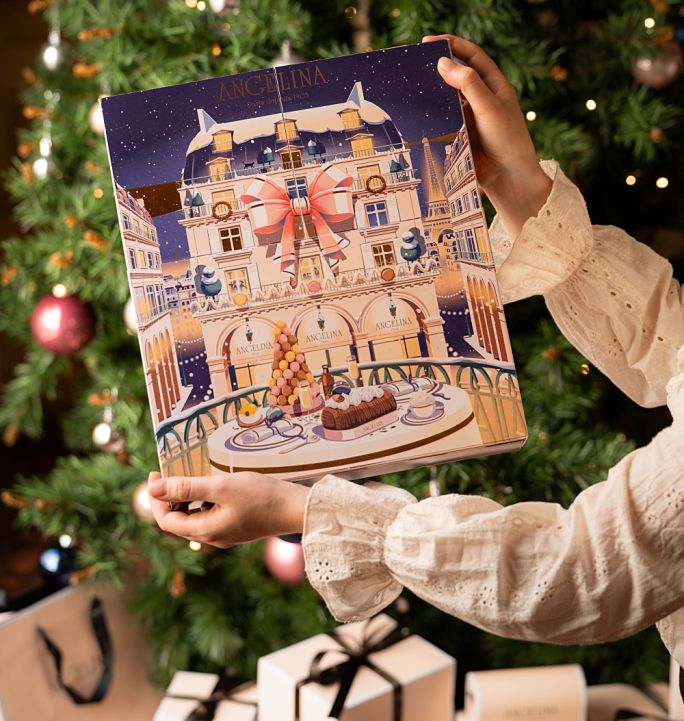 kalendarz adwentowy ze słodyczami