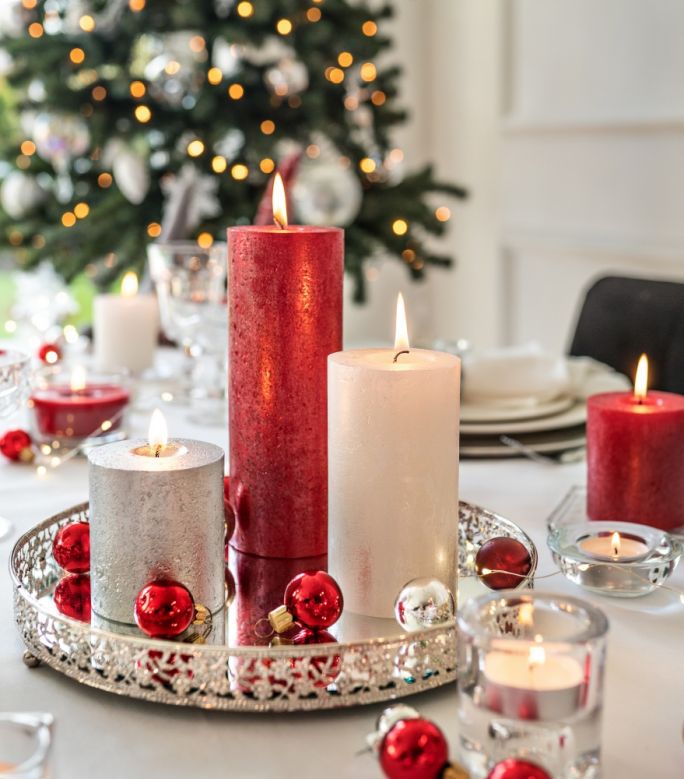 dekoracje stołu świątecznego