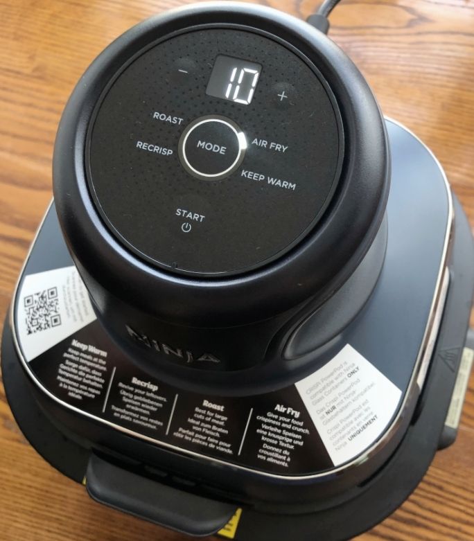 szklany airfryer Ninja CRISPi