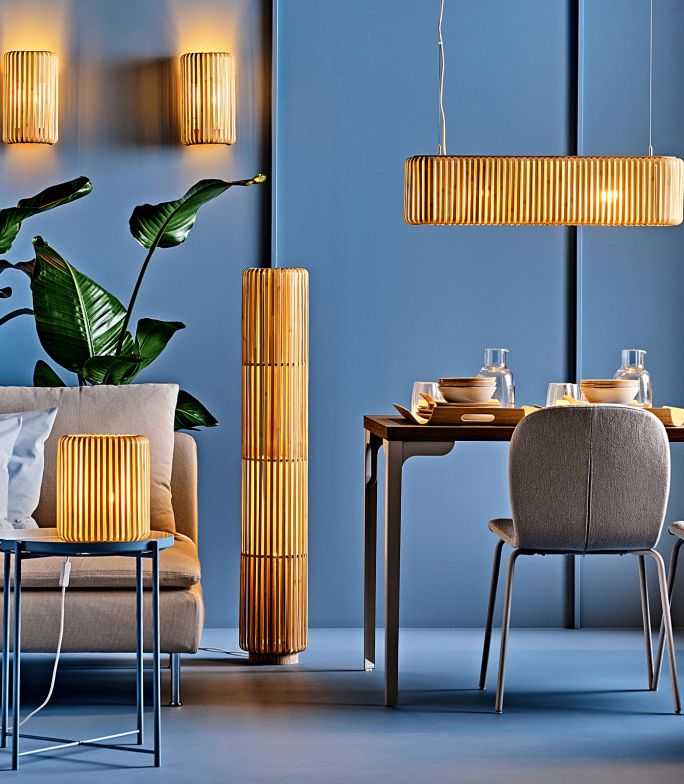 nowości IKEA 2026 lampy wykonane z bambusa