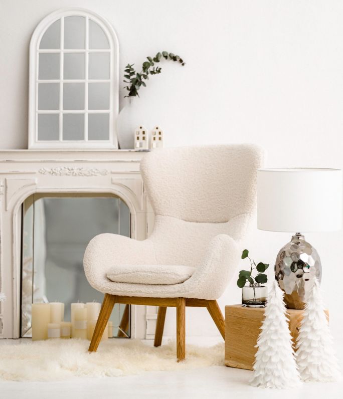 fotel tapicerowany teddy