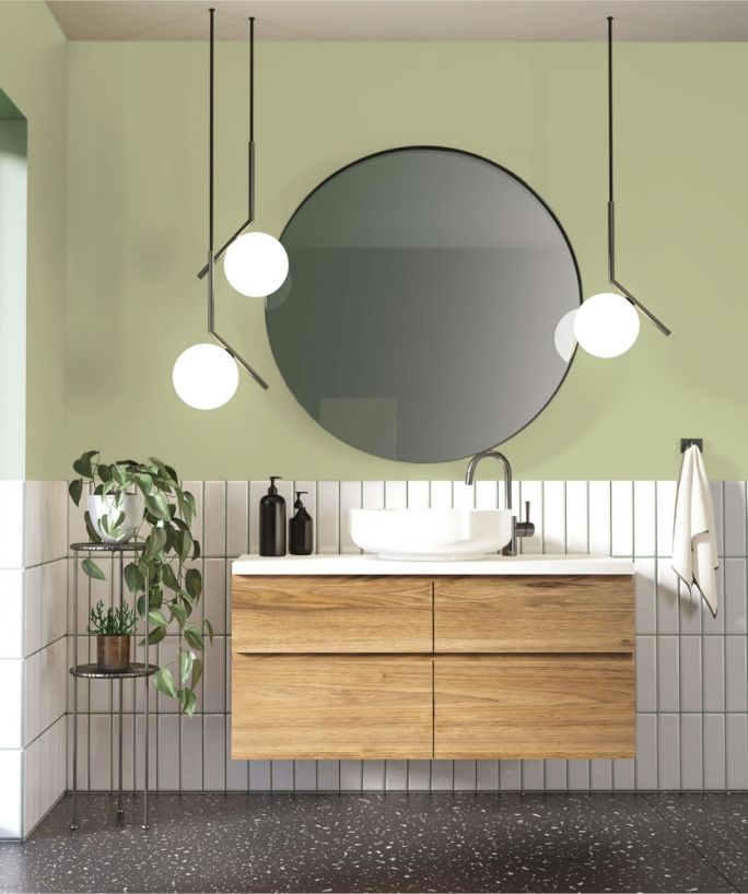 modne kolory ścian do łazienki