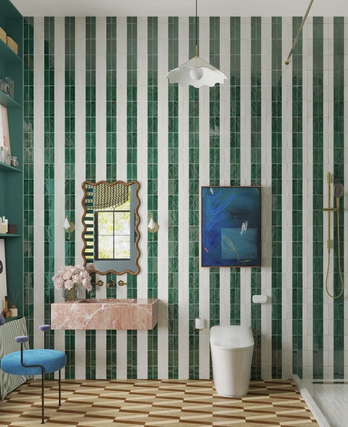 modne płytki łazienkowe w 2026