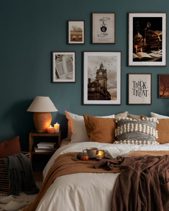 jak ozdobić sypialnię na halloween