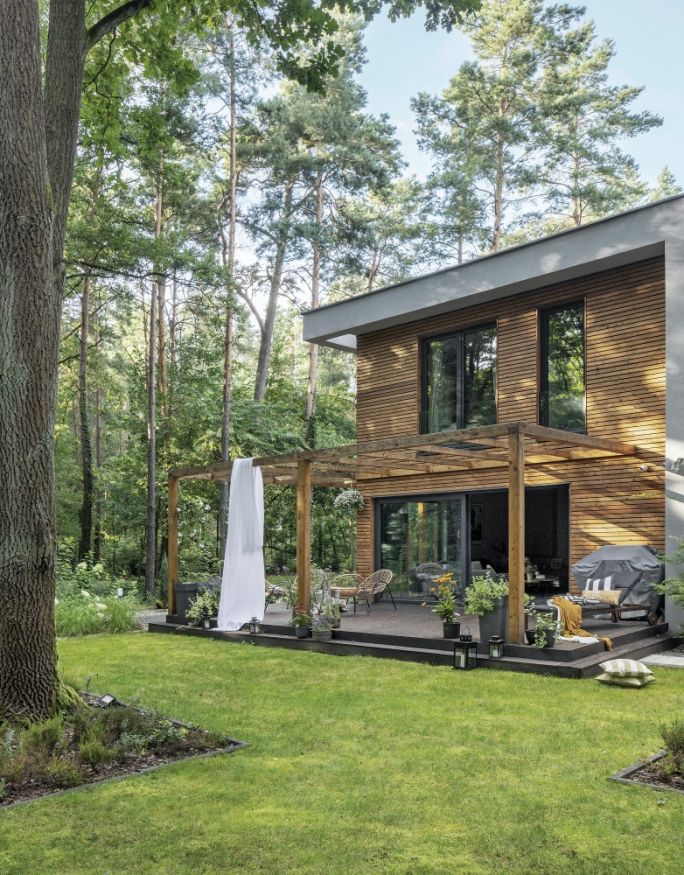 nowoczesny dom z prefabrykatów