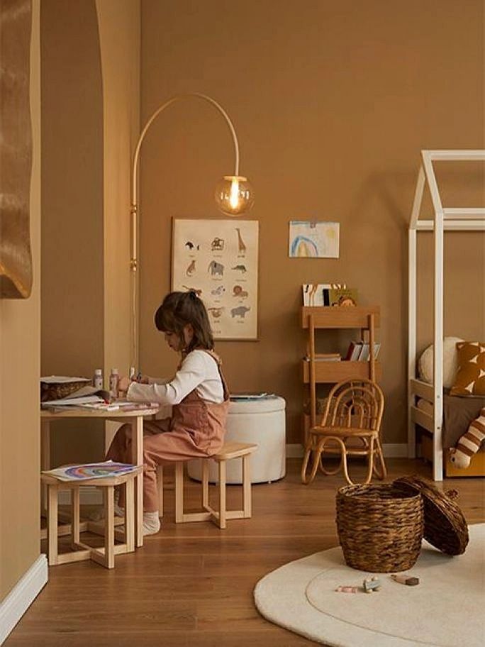 aranżacja pokoju dziecięcego w stylu eko