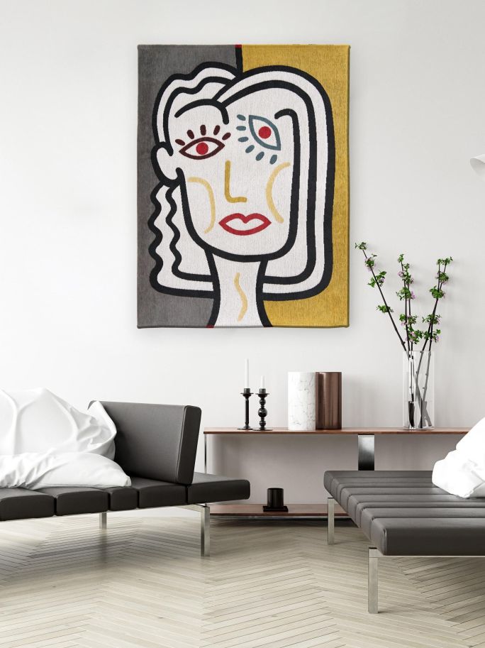 modne kilimy i makramy na ścianę