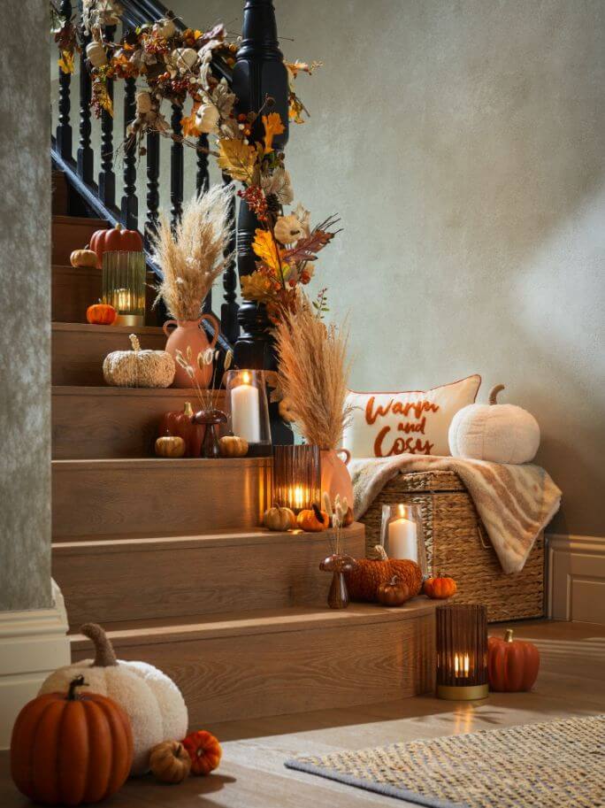 dekoracja schodów na halloween