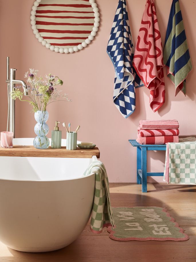 wiosenne dodatki do łazienki