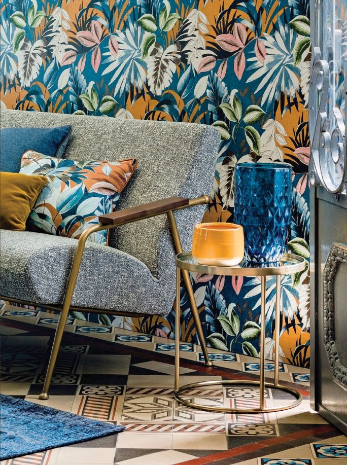 tkaniny i tapety motywy botaniczne