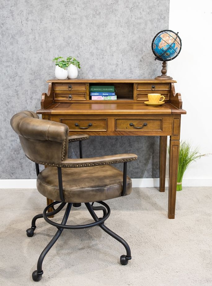 meble kolonialne do gabinetu i home office