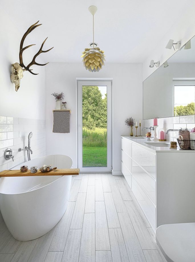 łazienka w stylu skandynawskim