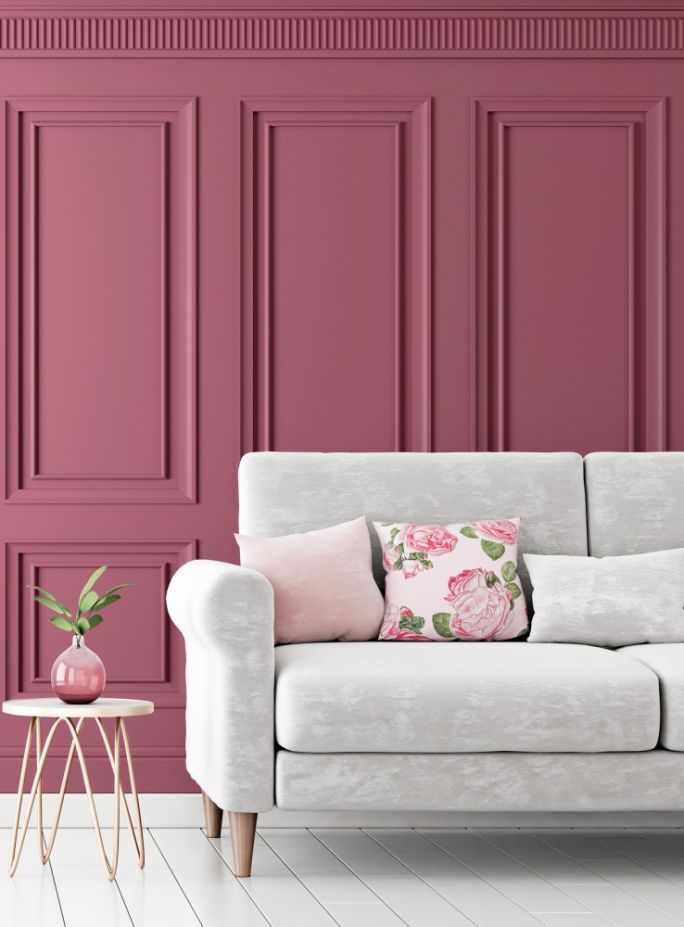 pomysł na ścianę za kanapą