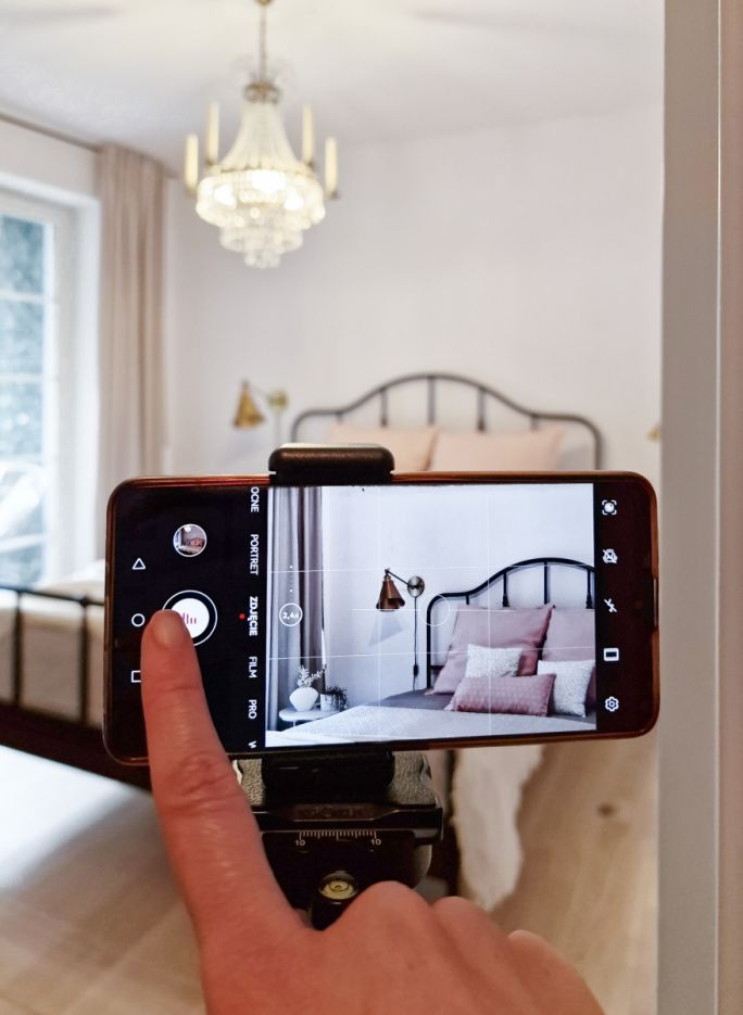 fotografia wnętrz smartfonem