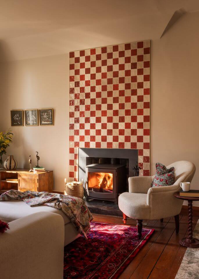 jak stosować wzór w kratkę we wnętrzach