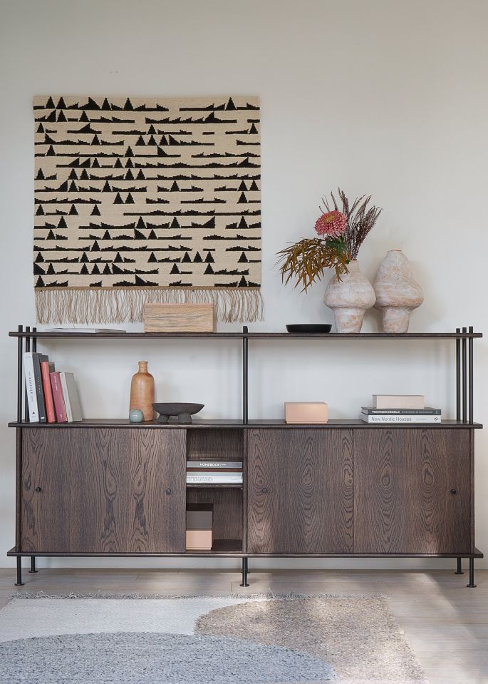 kilim na ścianę do nowoczesnego salonu