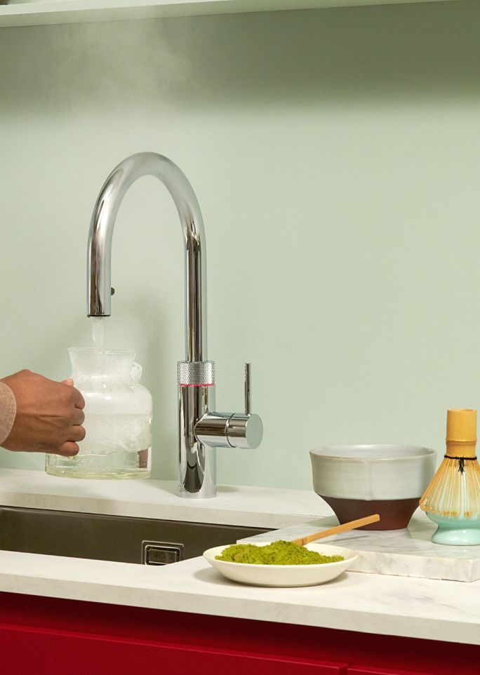Quooker kran z wrzątkiem i wodą gazowaną