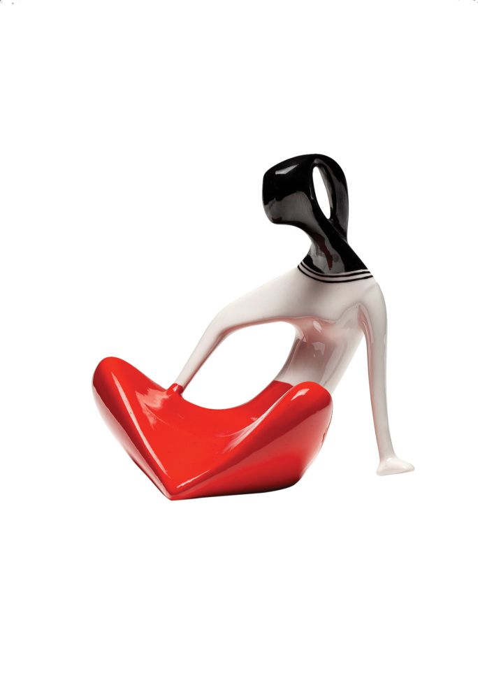 figurka Dziewczyna siedząca Henryk Jędrasiak