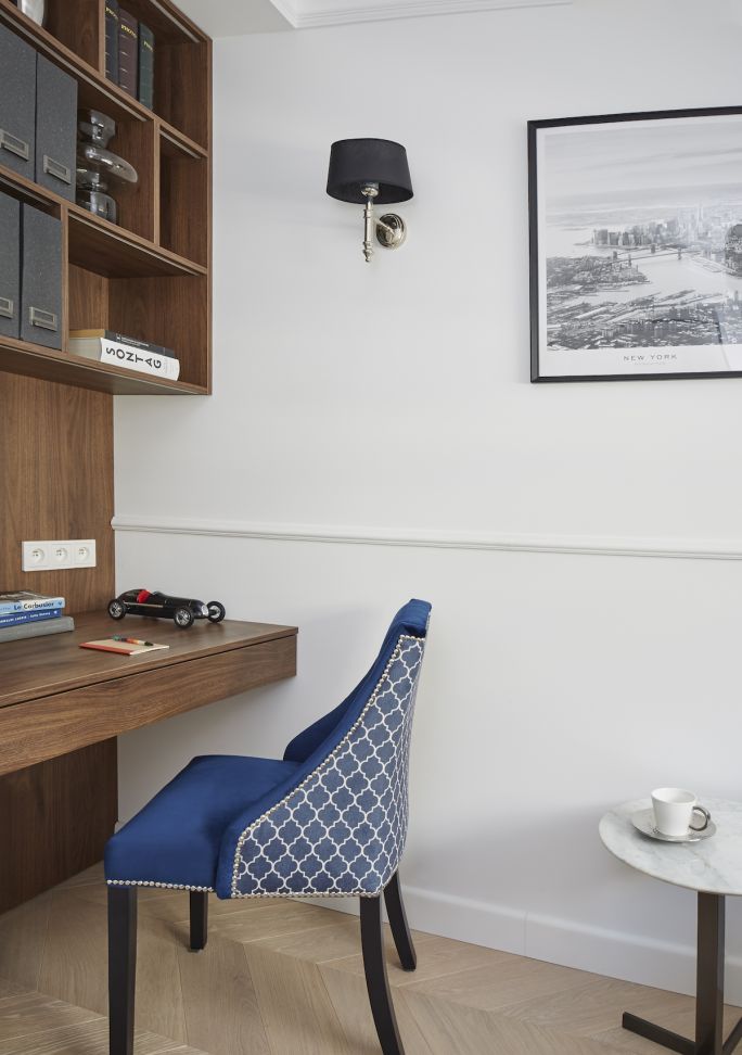 gabinet w stylu hamptons