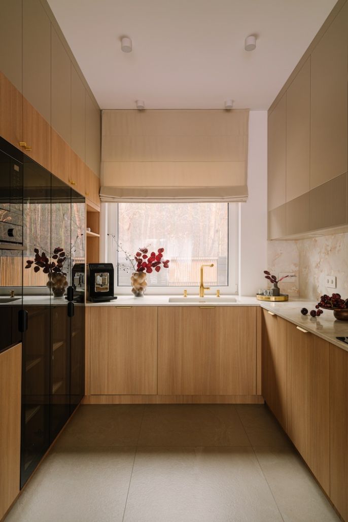 kuchnia z frontami laminowanymi