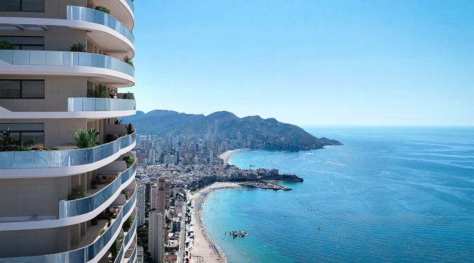 TM Tower by TM Grupo Inmobiliario w Benidormie, Hiszpania