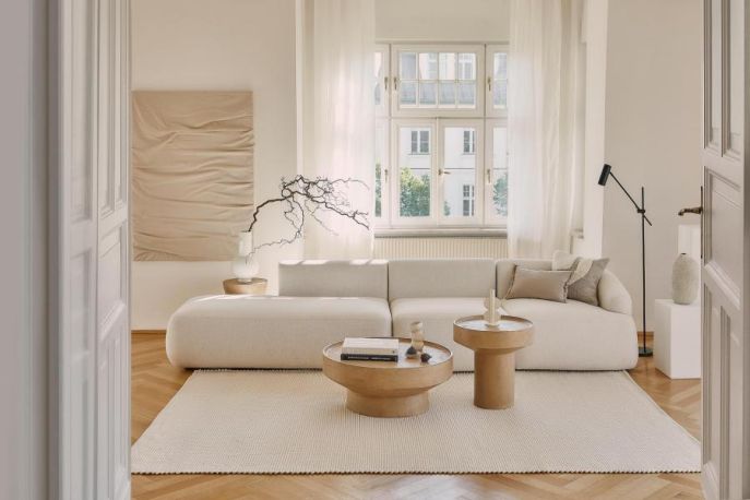 białe meble do salonu kanapa