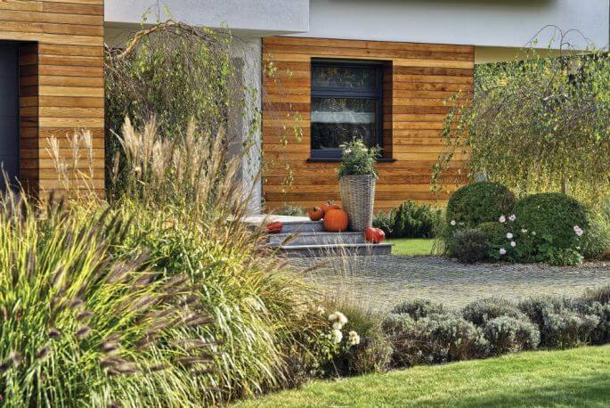 ogród piękny jesienią