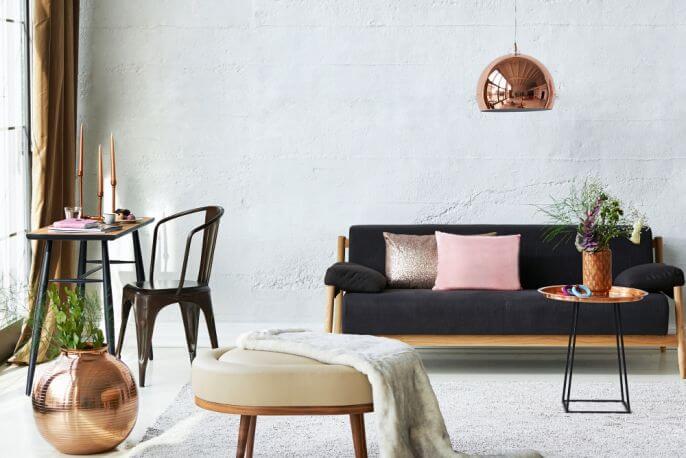 dodatki do salonu w stylu loft