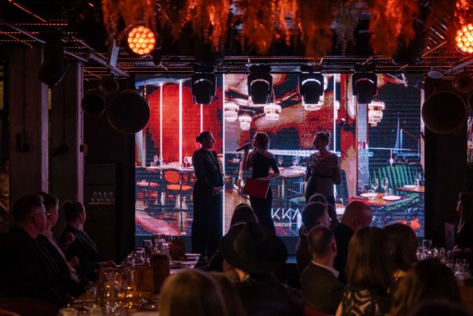 kolacja architektów w gdańskiej restauracji nikka