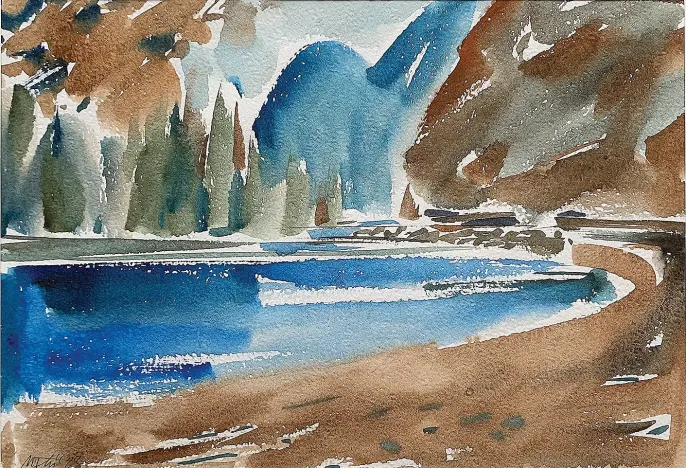 Małgorzata Flis akwarele