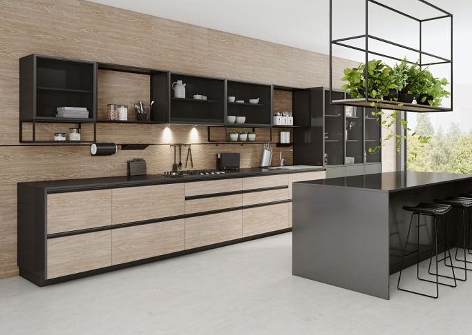 półki kuchenne metalowe