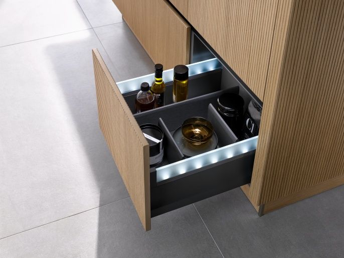 ryflowane fronty w kuchni