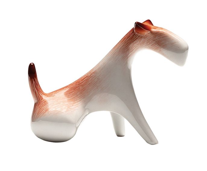 figurka Foksterier Mieczysław Naruszewicz