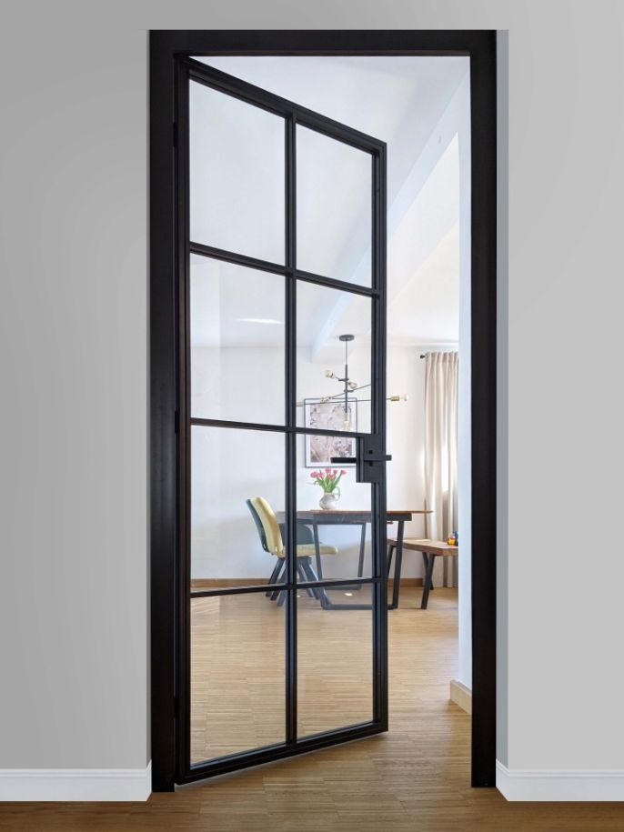 drzwi w stylu industrialnym