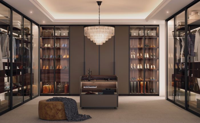 Aranżacje garderoby typu walk-in closet