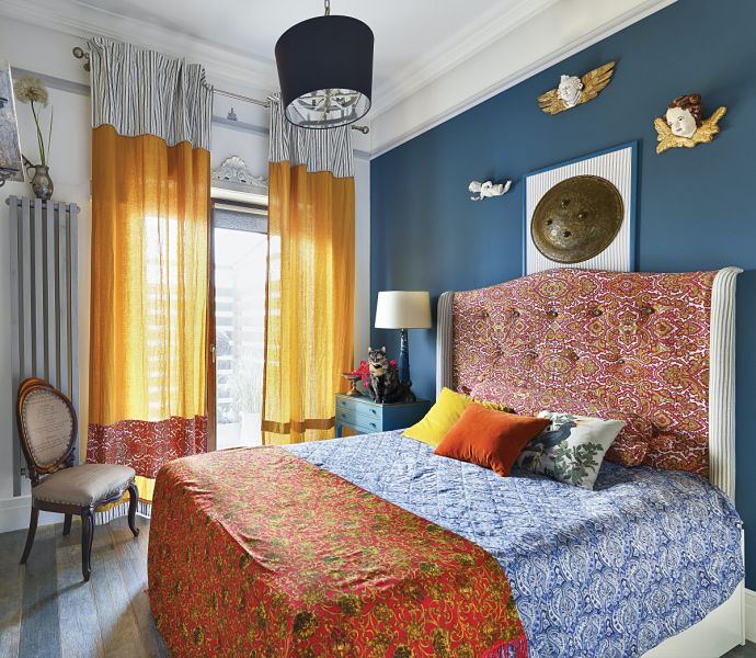 mieszkanie urządzone w artystycznym stylu