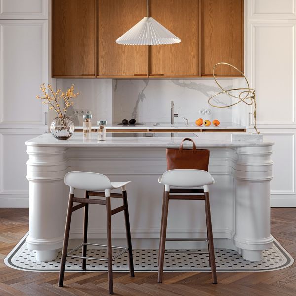 eleganckie wnętrze inspirowane przedwojennym stylem