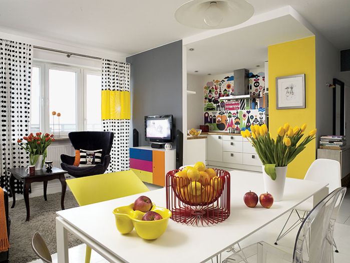 Cytrynowa żółć, trochę tęczy i dizajnerskie dodatki.