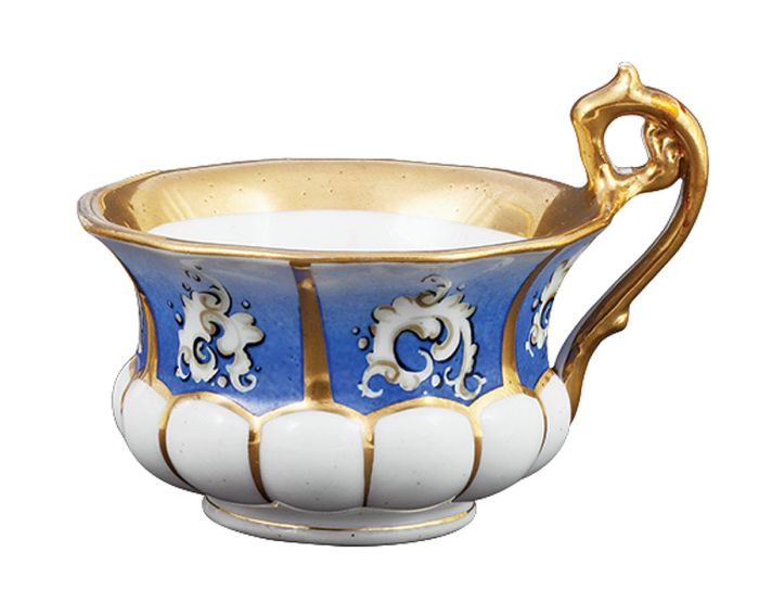 Filiżanka z dekoracją neorokokową, lata 1863-1887