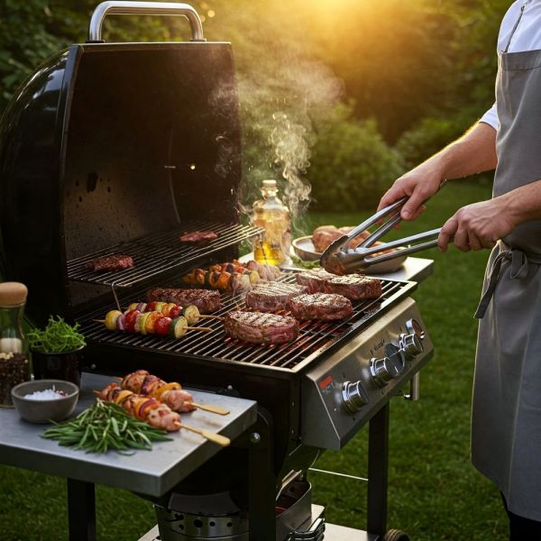 montaż grilla gazowego krok po kroku