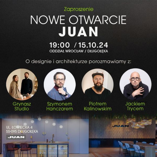 otwarcie showroomu firmy JUAN w Długołęce