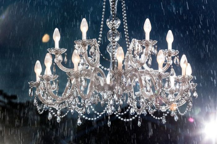 Żyrandol Drylight od Masiero. Zdjęcie: Luminosfera