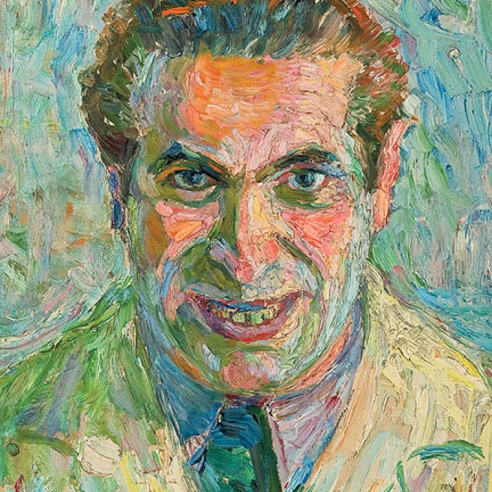 Autoportret z pędzlem