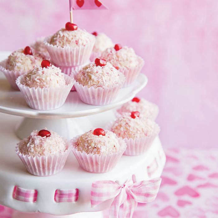 Słodkie kulki kokosowe