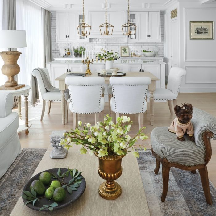 połączenie eleganckiej klasyki oraz nowoczesności we wnętrzach